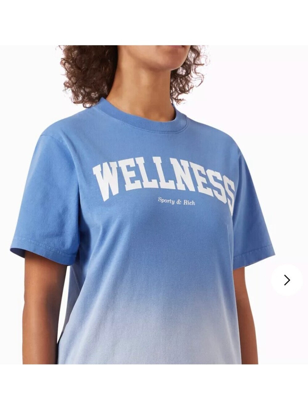 NWT Sporty & Rich Wellness Ivy Dip-Dye T-Shirt